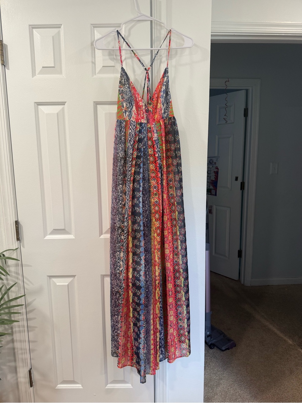 Never worn! Magnolia Multicolor Stripe Maxi Dress - Picture 2 of 6